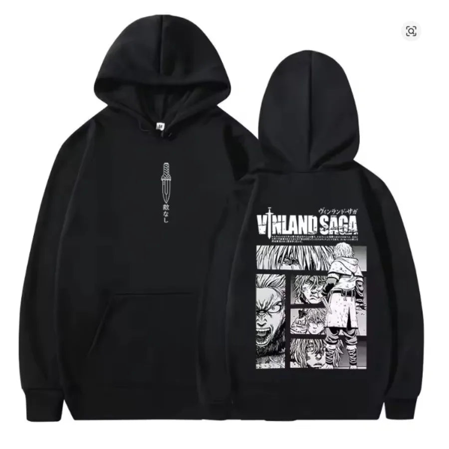Vinland Saga:  Thorfinn Karlsefni Funny Hoodie Hip Hop Graphic Sweatshirt Poleron Hombre Streetwear Harajuku Tracksuit