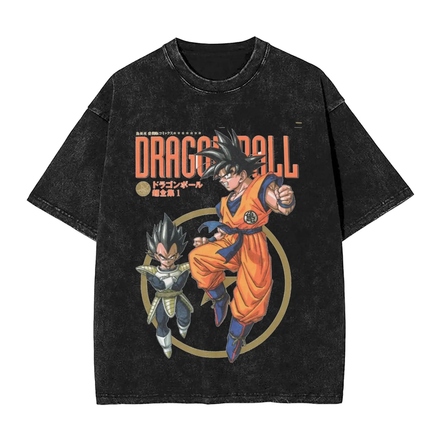 Dragon Ball: 2026 Master Roshi  Printed T-shirt Men's and Women's Washed T-shirt High Quality Vintage Cotton T-shirt Harajuku Tops