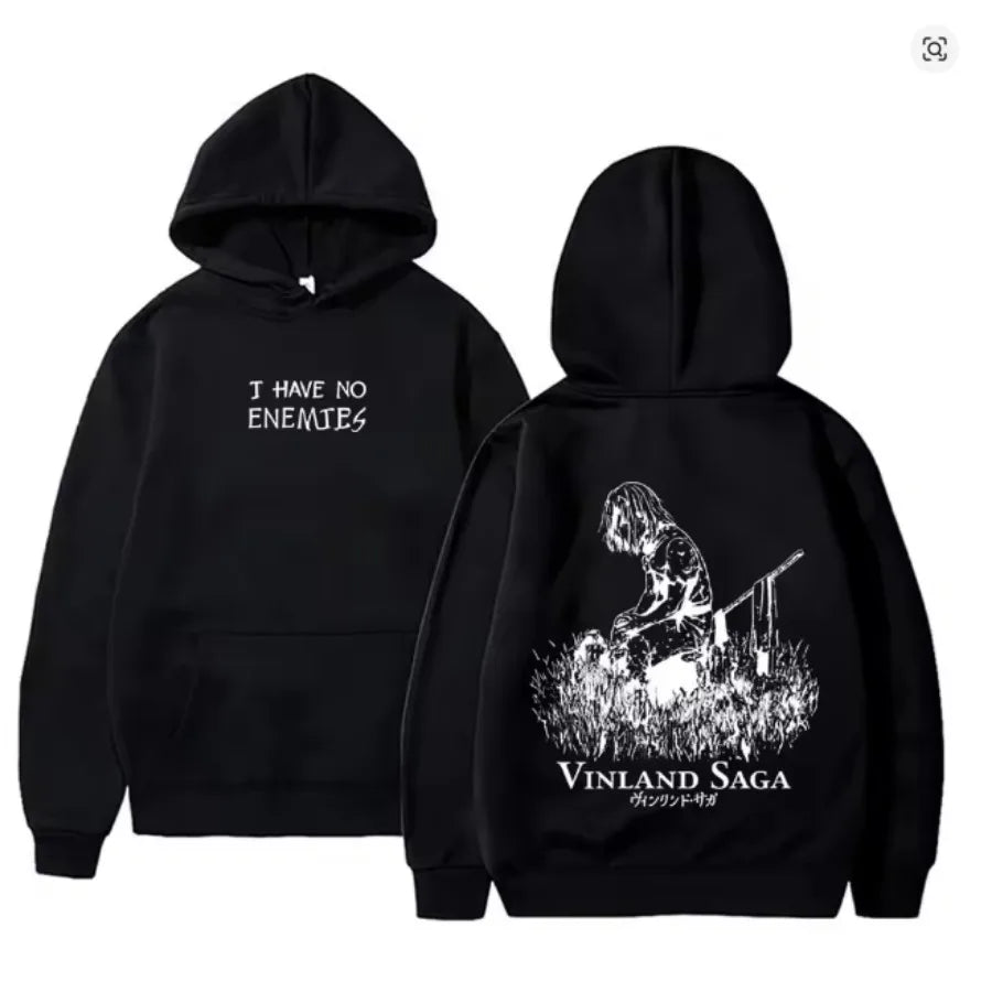 Vinland Saga:  Thorfinn Karlsefni Funny Hoodie Hip Hop Graphic Sweatshirt Poleron Hombre Streetwear Harajuku Tracksuit