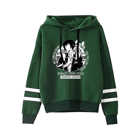 Bungo Stray Dogs: Hoodie Unisex Pocketless Sleeve Sweatshirt Men Women's Hoodie Harajuku Streetwear Japanese Manga