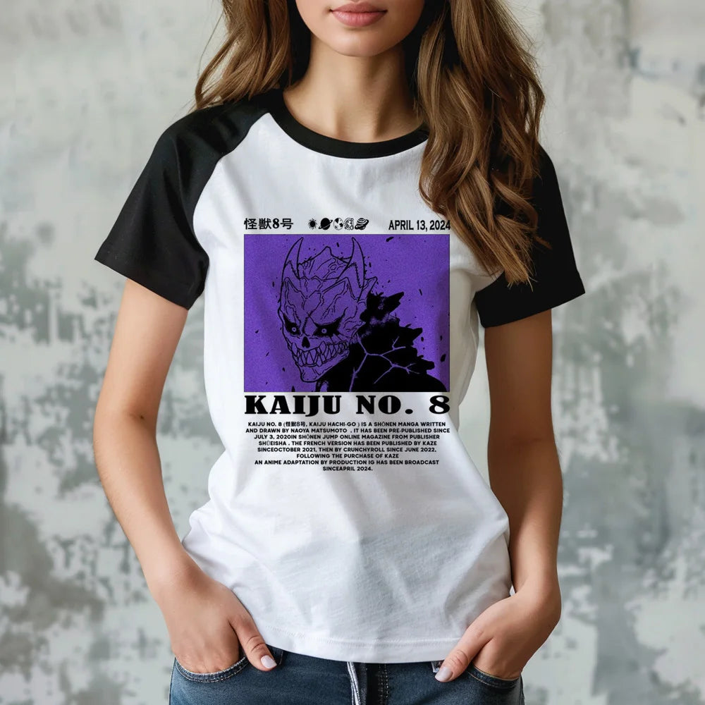 Kaiju No 8: Tee women anime t-shirts girl designer clothes
