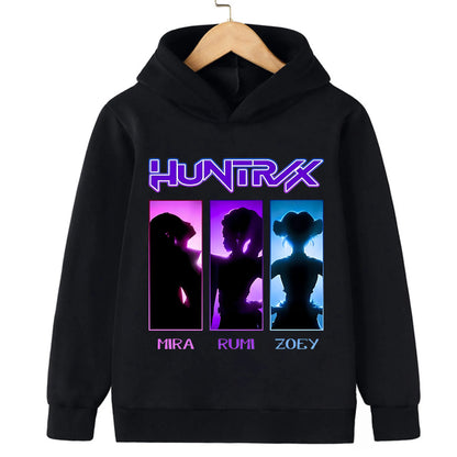 KPop Demon Hunters : Toddler Girl Clothes Demon Hunters Fashion Hoodie Clothes Child Girl Movie New Sweatshirts Casual Tops