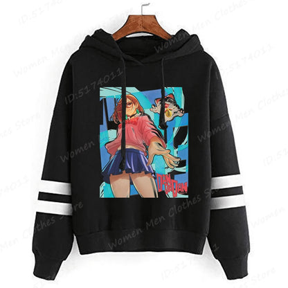 Dandadan: Okarun Hoodies Women Hooded Hoodie Funny Anime Print Sweatshirt Dandadan Graphic Casual Streetwear Hooded Pullovers