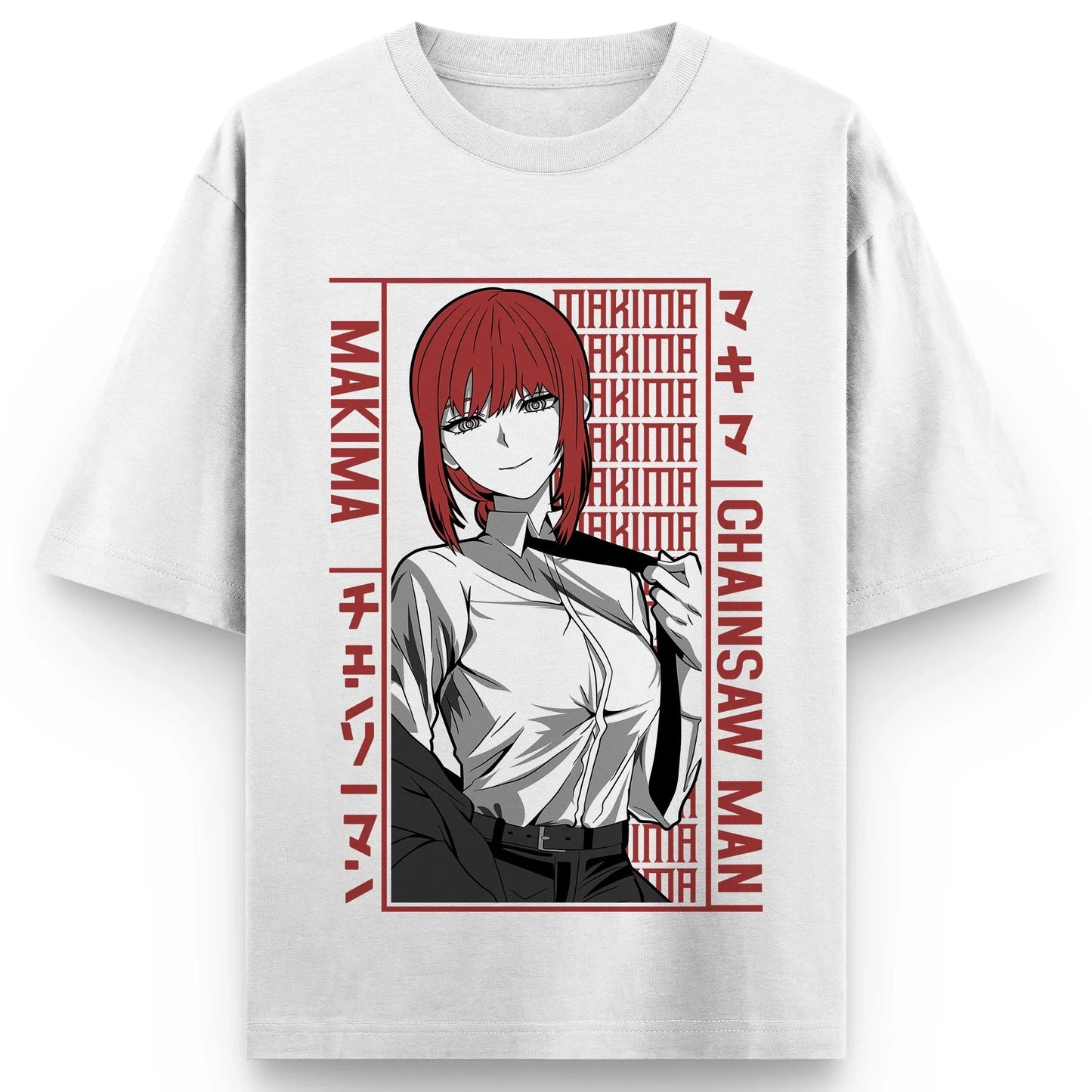 Chainsaw Man: Makima Graphic Print Cotton T Shirts for Men Women 2025 Summer Anime Streetwear Short Sleeve Tees Casual T-shirt