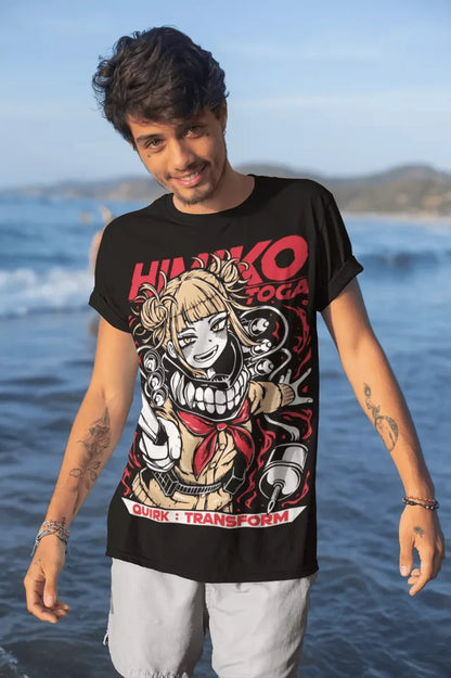My Hero Academia: Himiko Toga T-Shirt HERO  Izuku Midoriya Kawaii Shirt All Size
