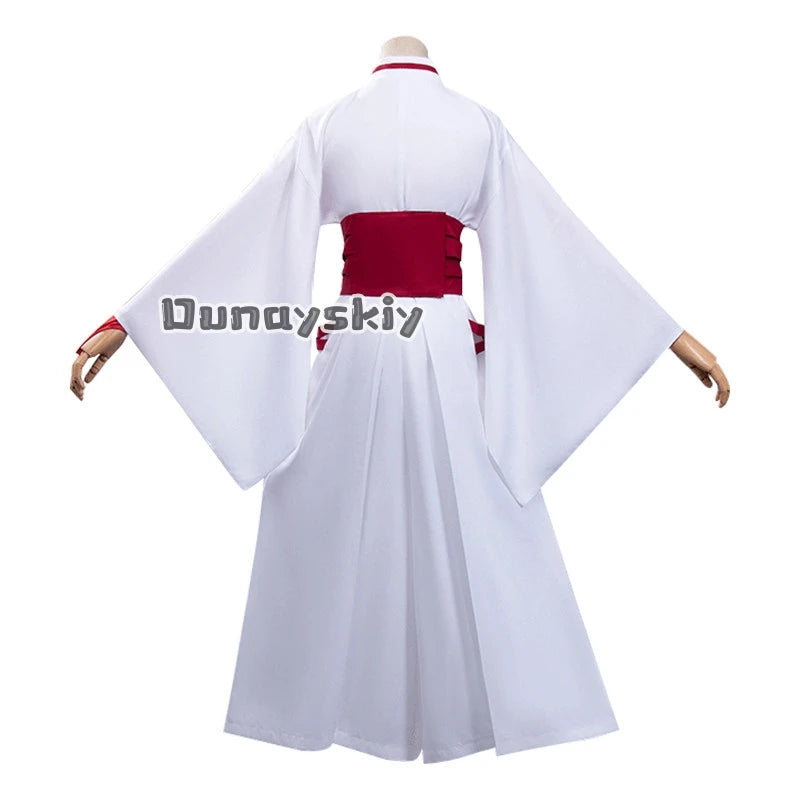 Hell’s Paradise: Asaemon Cosplay Wig Costume Uniform Full Set Anime Jigokumon Halloween Performance Uniform Carnival Clothes