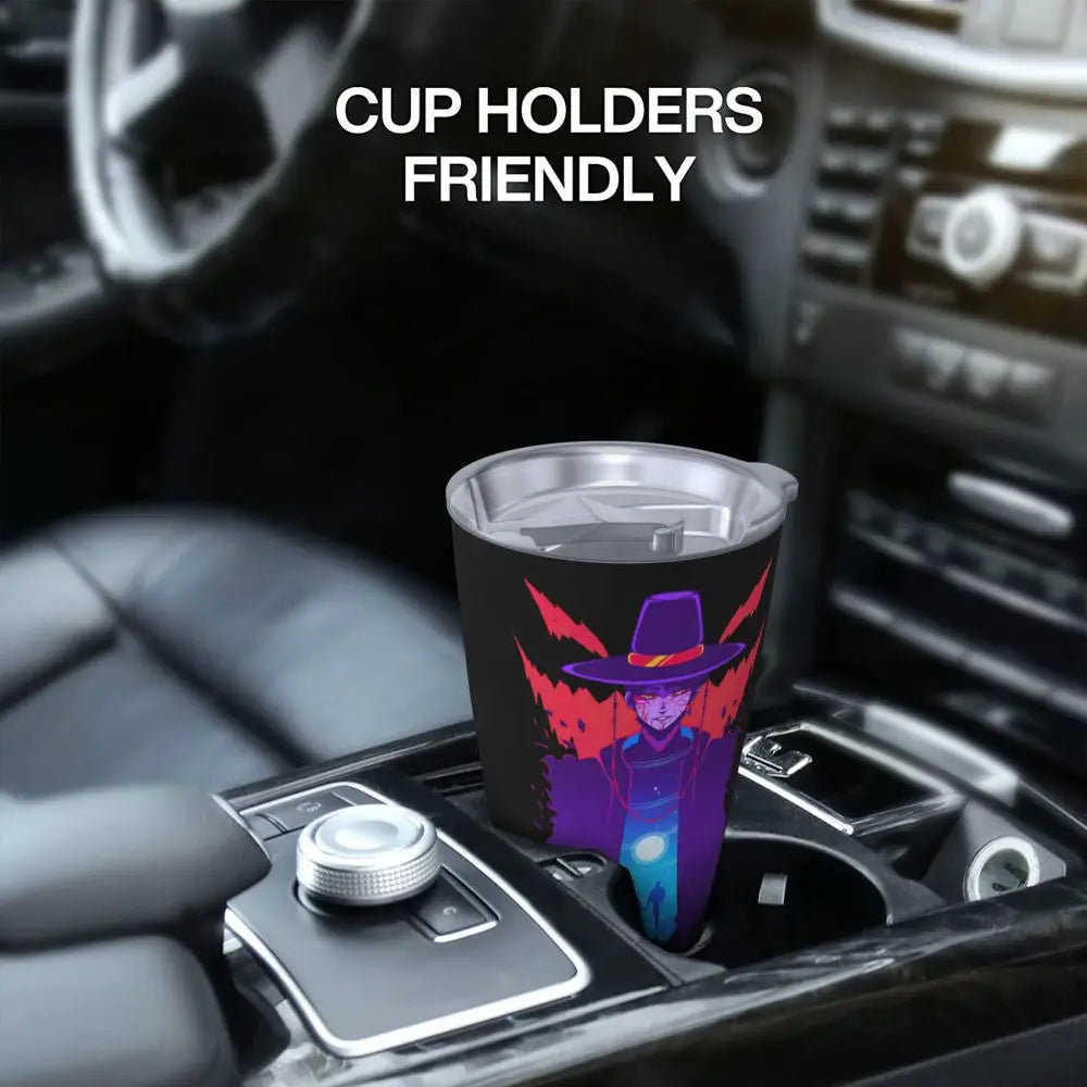 KPop Demon Hunters - Derpy  Insulated Tumbler with Lid Vacuum Thermal Mug Outdoor Travel Car Bottle Cup, 20oz