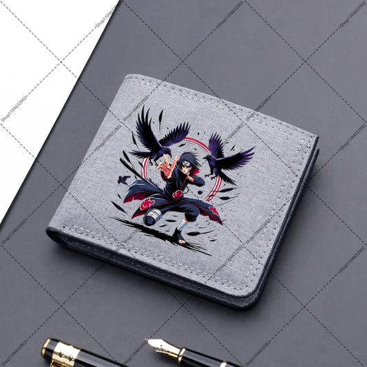 Naruto: Variotion Wallet Sasuke Sakura Cartoon Anime Pattern Portable Purses Boys Girls Cute Purse Women Creative Wallets Party Gifts