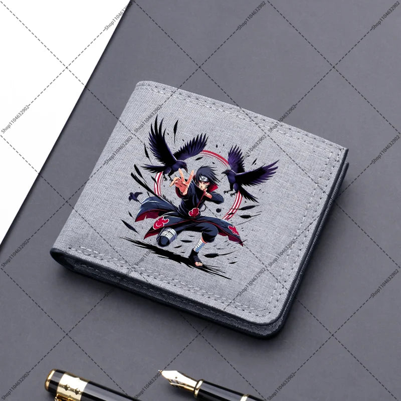 Naruto: Variotion Wallet Sasuke Sakura Cartoon Anime Pattern Portable Purses Boys Girls Cute Purse Women Creative Wallets Party Gifts
