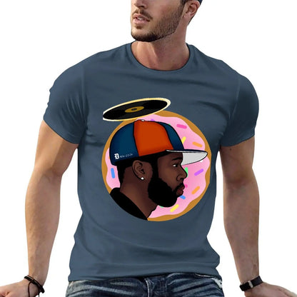 J Dilla: Donuts T-Shirt luxury t-shirt vintage graphic tee shirts men graphic
