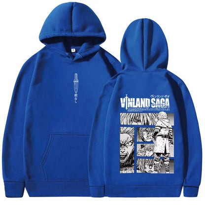 Vinland Saga: Hoodies Manga Thorfinn Karlsefni Graphic Men's Women Clothing Hooded Sweatshirts Harajuku Oversized Pullovers