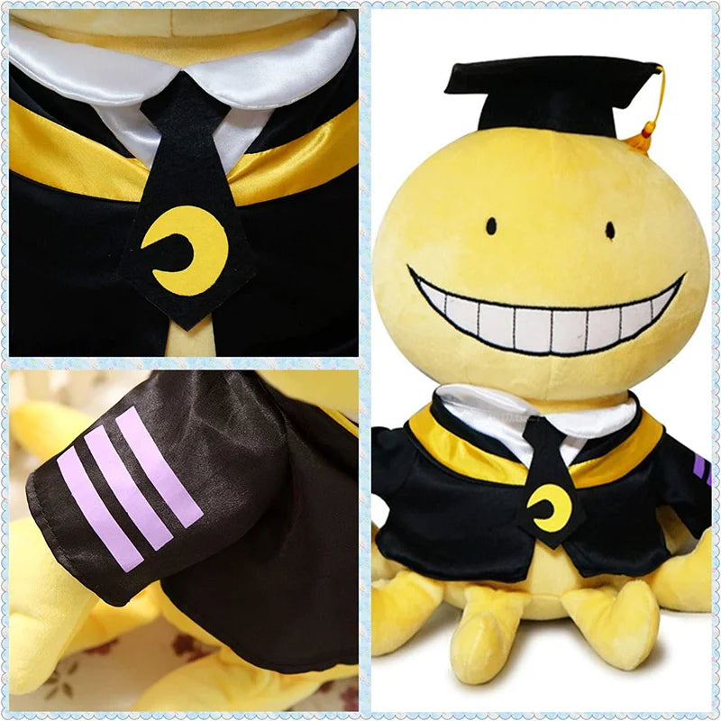 Assassination Classroom: 30cm Cute Plush Doll Korosensei Koro Sensei Teacher Stuffed Animal Anime Graduates