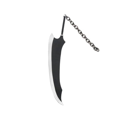 BLEACH: Thousand-Year Blood War Keychain Kurosaki Ichigo Zangetsu Double Blade Weapon Pendant Key Chain for Men Car Keyring Gift