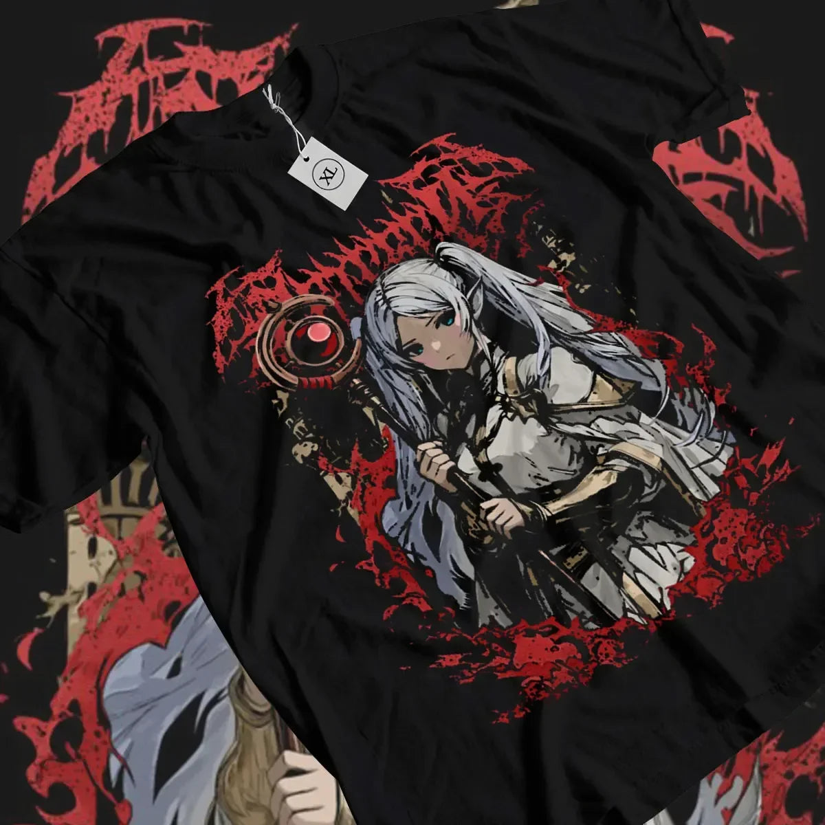 Frieren: Beyond Journey's End Fern Stark Girl Anime Gifts Shirt All Size