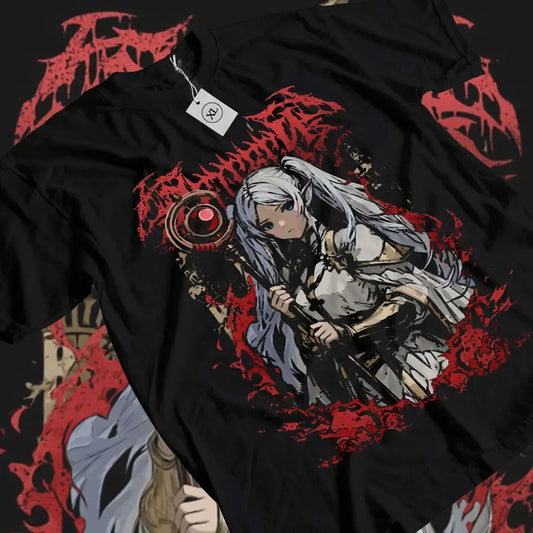Frieren: Beyond Journey's End Fern Stark Girl Anime Gifts Shirt All Size