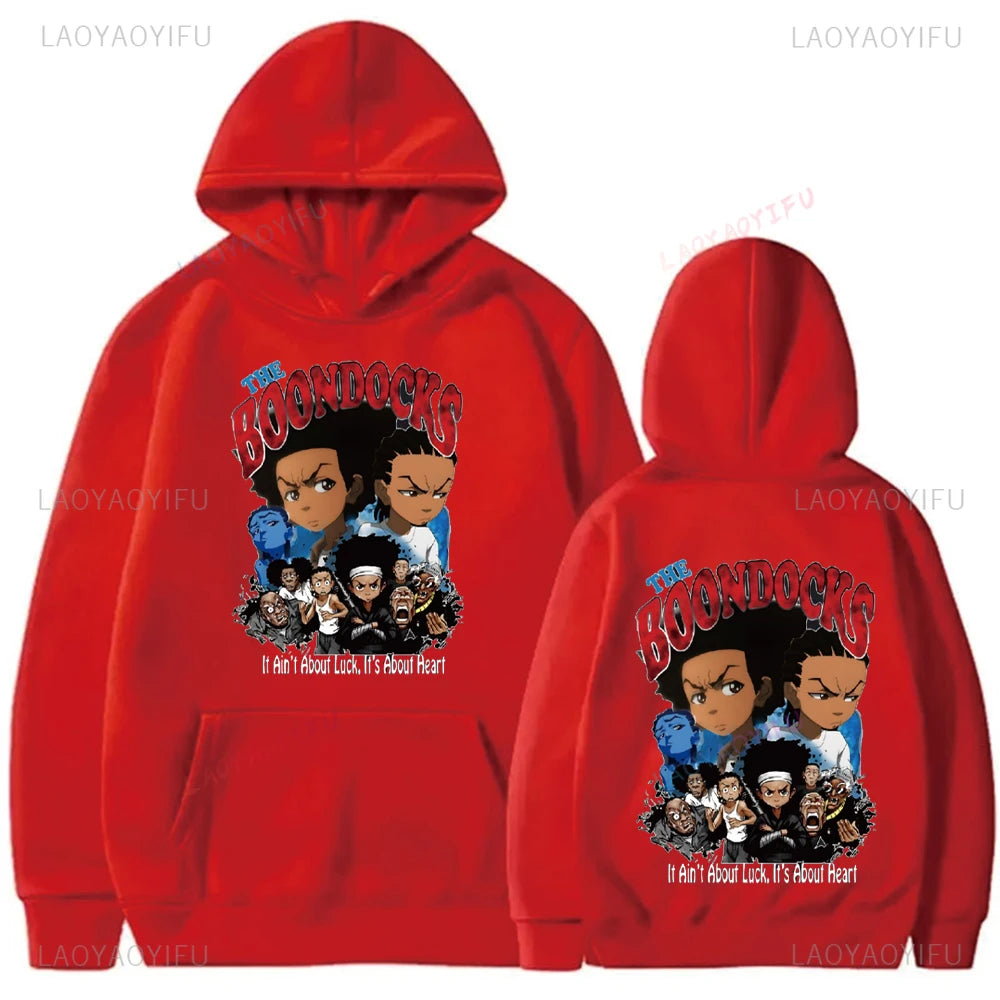 The Boondocks: Design Casual Comfort Hoodie Comfortable Personality