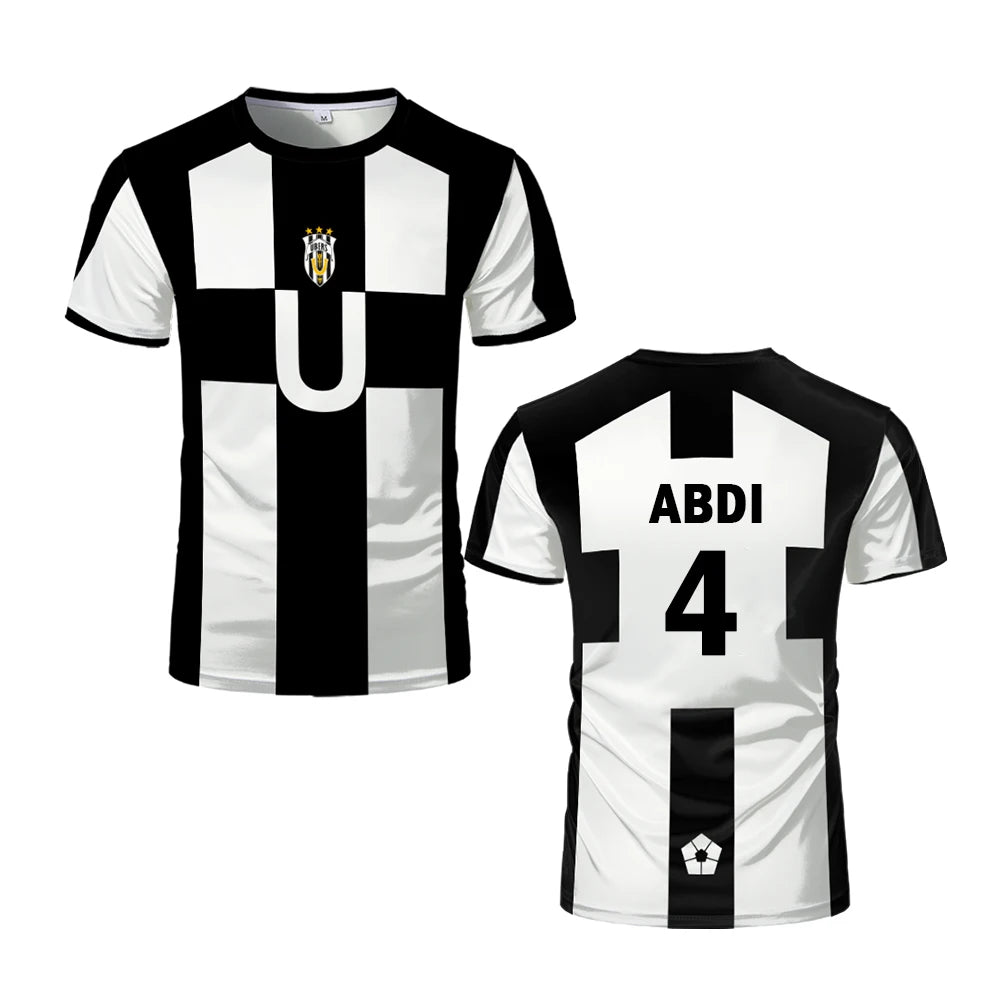 Blue Lock: Ubers Jerseys Summer Soccer T Shirts Cosplay Uniforms Barou Aiku T Shirt Unisex Street Wear Tops AIKU