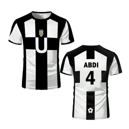 Blue Lock: Ubers Jerseys Summer Soccer T Shirts Cosplay Uniforms Barou Aiku T Shirt Unisex Street Wear Tops AIKU