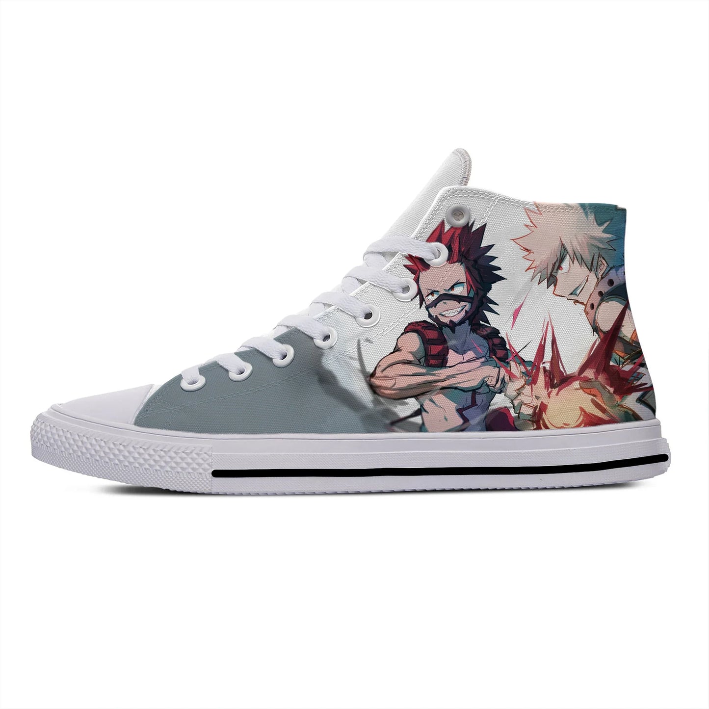 My Hero Academia : Volume 2 Kirishima Eijiro Casual Cloth Shoes High Top Lightweight Breathable 3D Print