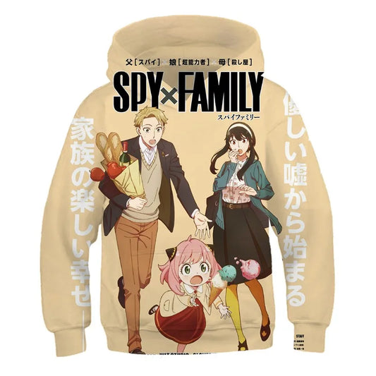 Spy x Family: (KIDS) Hoodies Sweatshirt Movie Style Spy Play House Pullover