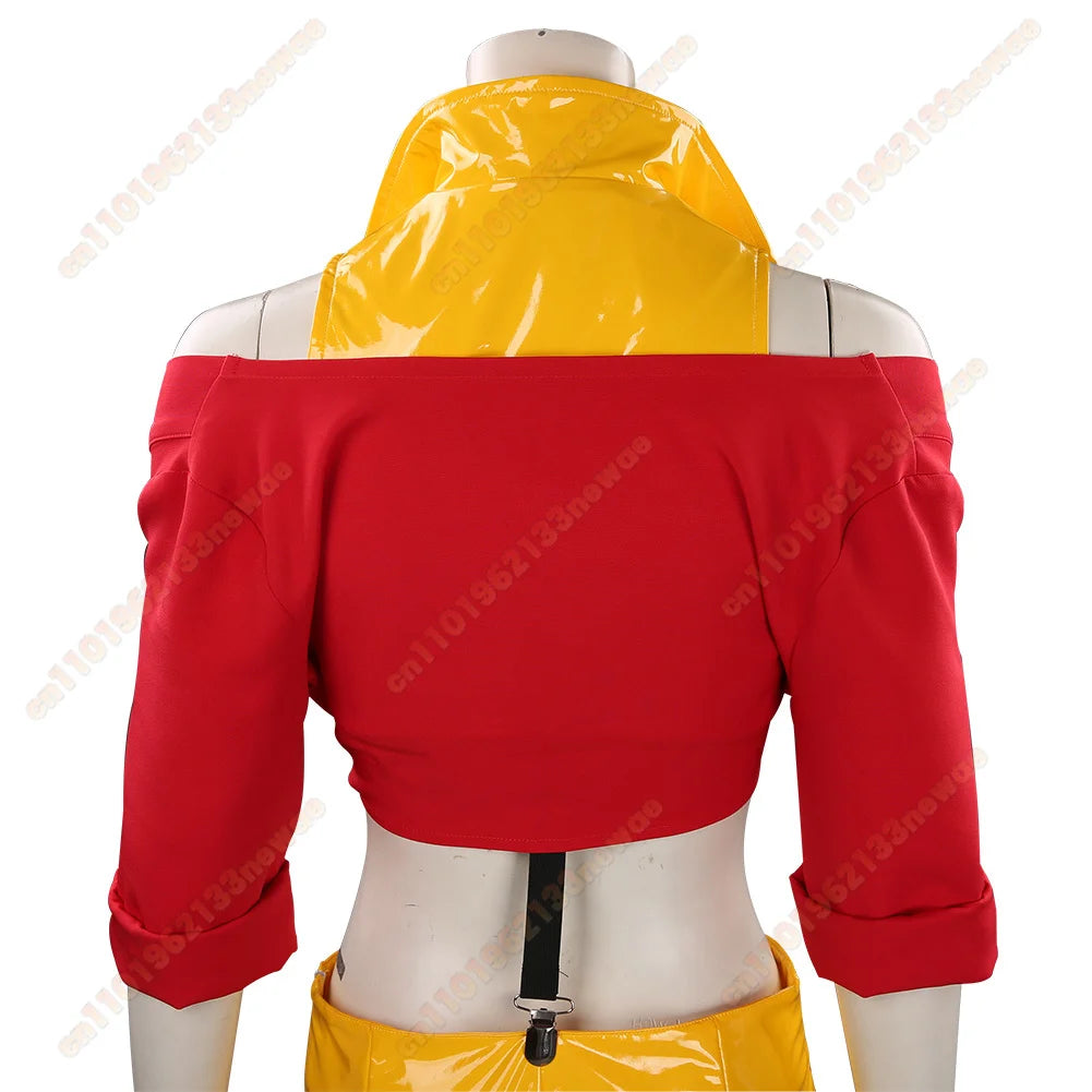 Cowboy Bebop: Cosplay MINISO Faye Valentine Fantasy Anime Costume Disguise Adult Women Cosplay Roleplay Fantasia Outfits Female