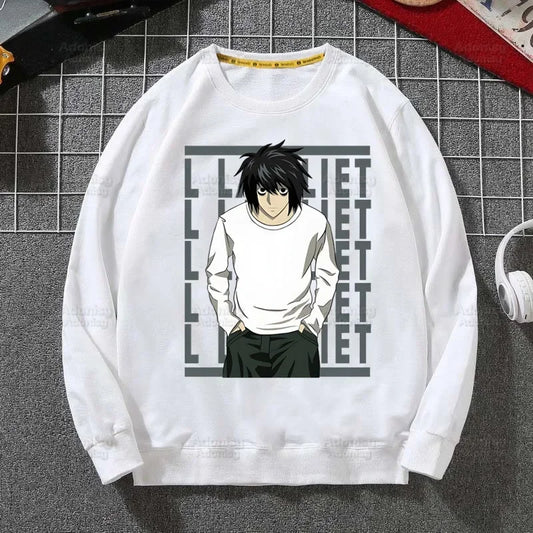 Death Note: L Ryuk Sweatshirts Harajuku Men's Ryuuku Animation Collectable Casual Clothes