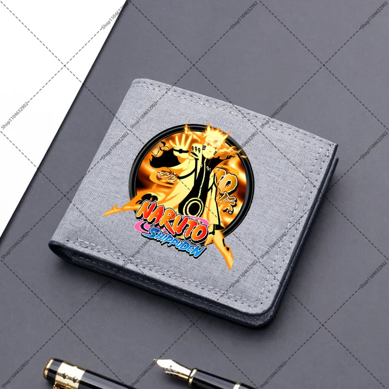 Naruto: Variotion Wallet Sasuke Sakura Cartoon Anime Pattern Portable Purses Boys Girls Cute Purse Women Creative Wallets Party Gifts