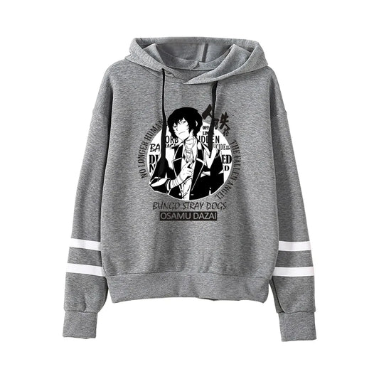 Bungo Stray Dogs: Hoodie Unisex Pocketless Sleeve Sweatshirt Men Women's Hoodie Harajuku Streetwear Japanese Manga