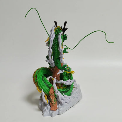 Dragon Ball: 24cm  Anime Figure Shenron Figure Goku And Shenron Figurine Model Pvc Statue Doll Collection Room Toy Gifts