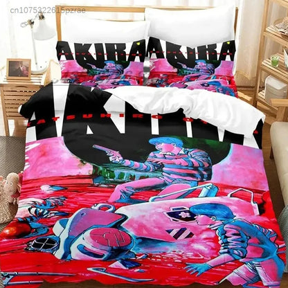 Akira: Bedding Set Double Twin King Duvet Cover Comforter Pillowcase Boys Girls Adults Bedroom