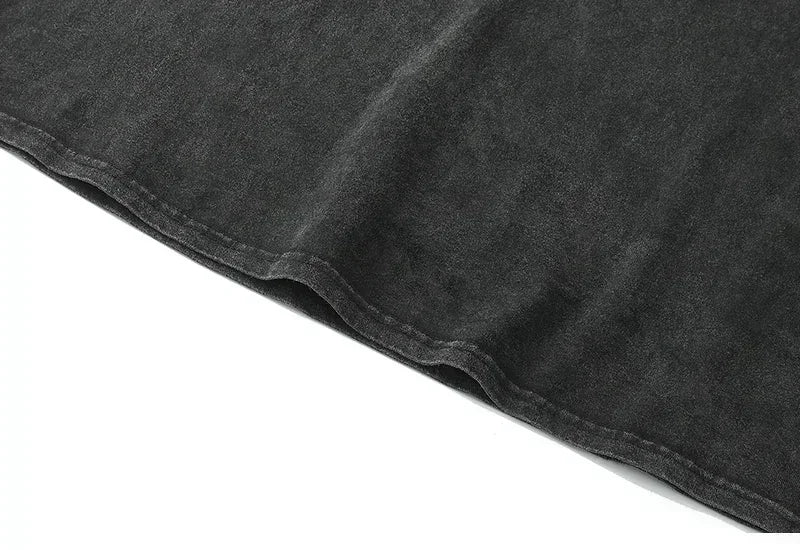 Chainsaw Man: Distressed Tank Top Reze Bomb Devil Hybrid Print Men Women Cotton Loose Fit Comfort Gym Streetwear Unisex