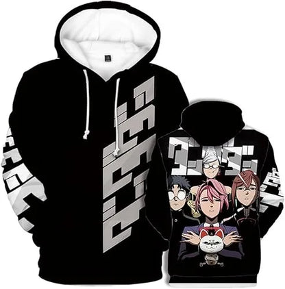 Dandadan: Okarun hooded drawstring pocket sweatshirt men/women harajuku Pullovers Vintage 90s Fashion