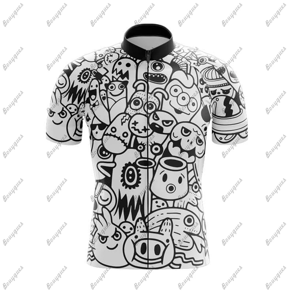 Yowamushi Pedal: Team Men Cycling Jersey MTB Maillot Bike Shirt Downhill Jersey High Quality Pro Team Tricota Mountain Bicycle Clothing