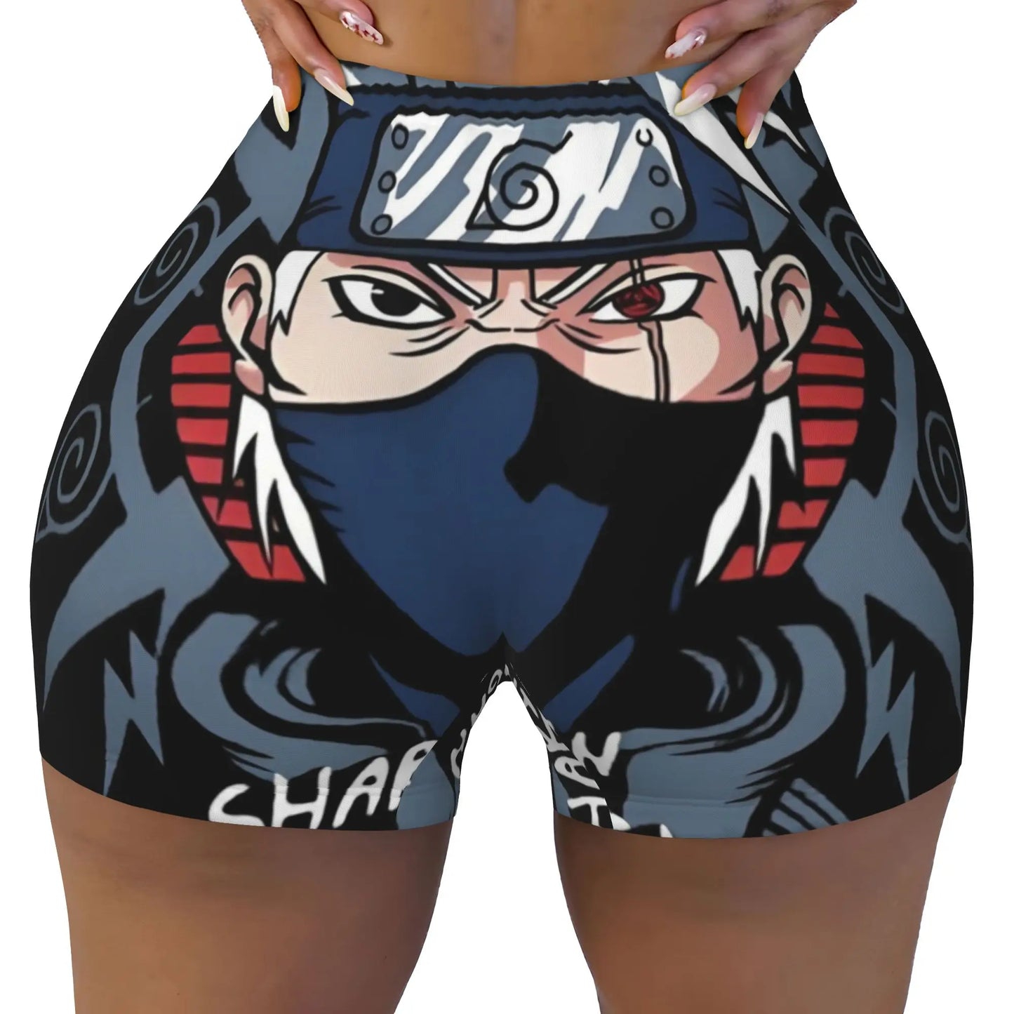 TV Manga Series N-Naruto Biker Running Gym Shorts Women Japane Anime  Athletic Workout Yoga Shorts