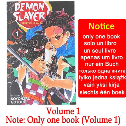 Demon Slayer :  English - Vol 1-23 Japan Youth Teen Fantasy Science Mystery Suspense Manga Comic Book Manga Books in
