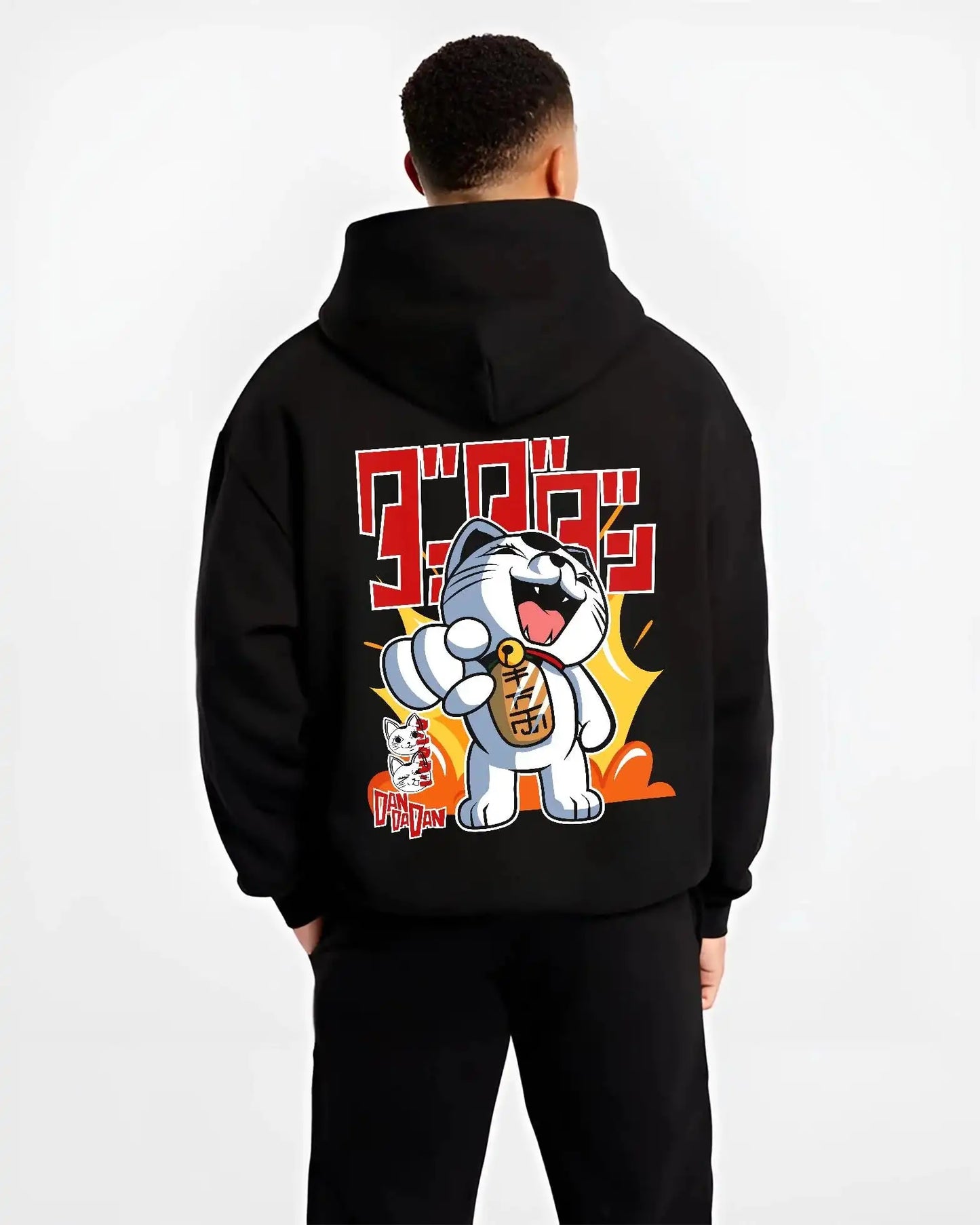 Dandadan :Turbo Granny Hoodie Evil Eye Men Women Overszied Autumn Winter Fleece-lined Warm Sweatshirts Female Male Clothing Coats