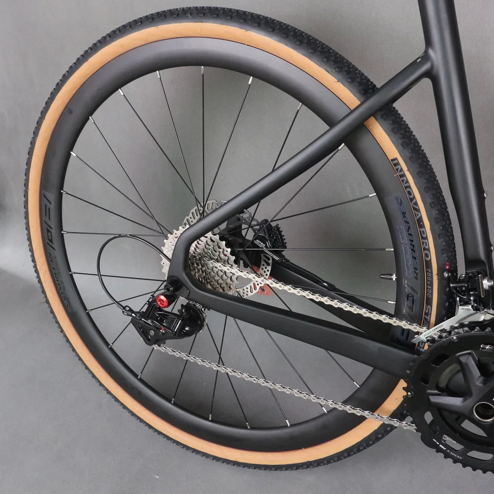 Yowamushi Pedal: SENSAH 1X12S Hydraulic Groupset Gravel Bike Cyclocrossy Bicycle GR042 Aluminum Wheelset 45/48/51/54cm Size
