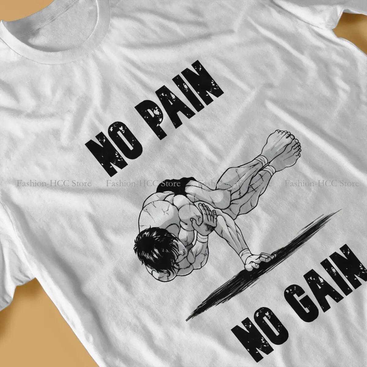 Baki Hanma: No Pain No Again Unique Polyester Top Quality Creative