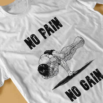 Baki Hanma: No Pain No Again Unique Polyester Top Quality Creative