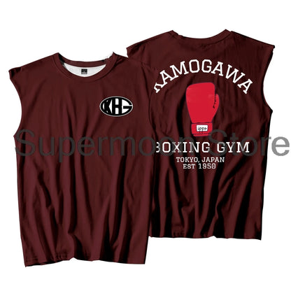 Hajime No Ippo: Kamogawa Boxing Gym Tank Tops Sleeveless Sport Vest Women Men Harajuku Outdoor Sportwear