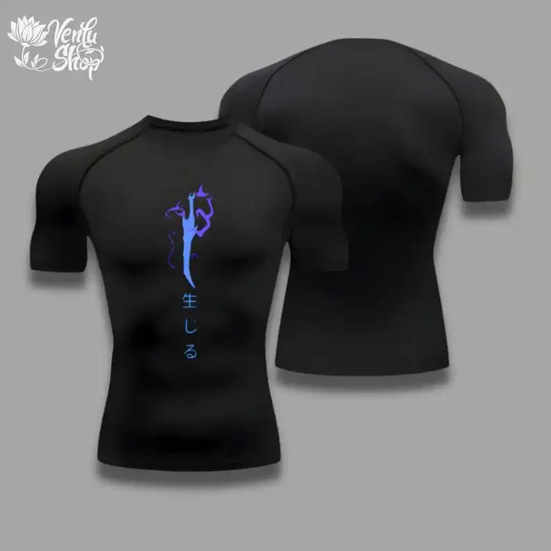 Solo Leveling:: Jin Woo Compression Shirt Compression Gym Sung Jin Woo Solo Leveling Anime Muscleshirt Sportwear Igris Levelup Gym Cloths