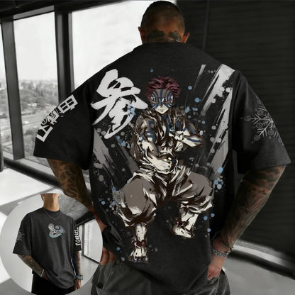 Demon Slayer: Anime Printed Men, Women T-shirt Casual Fashion Harajuku Style Street Wear Y2K