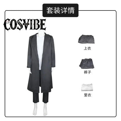 Solo Leveling: Seong Jin woo Cosplay Uniform Costume  Roleplay Coat Pants Outfits Halloween Carnival Party Disguise Suit