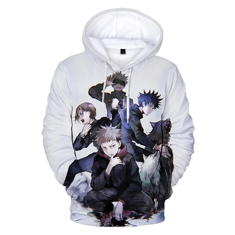 Jujutsu Kaisen: Hoodies Sweatshirts Men/Women Fashion Streetwear Autumn Winter y2k Plus Size Men's Clothing ﻿