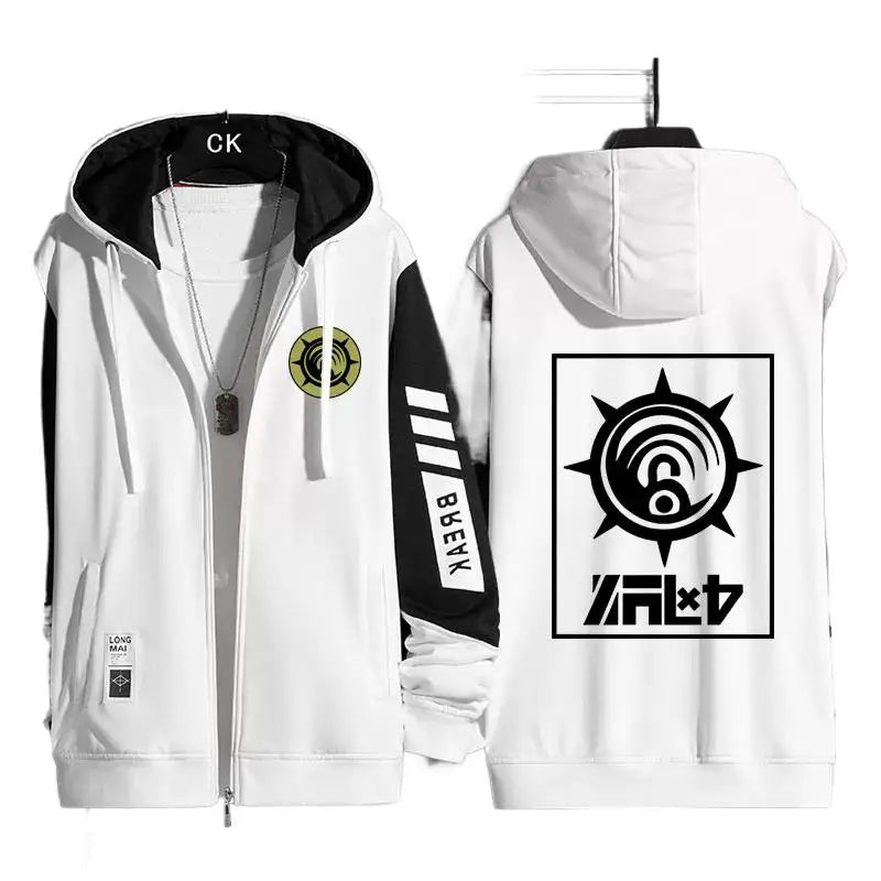 Gachiakuta:  Zip Up Hoodie Rude Riyo Costume Casual Harajuku Long Sleeves Men Women Zipper Hoodies Sweatshirt Outerwear Coat