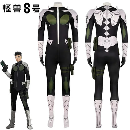Kaiju No. 8 Kafka Hibino Mina Ashiro Cosplay Costume Wig Jumpsuit Uniform Bag Gloves Monster Sweeper Birthday Suit Props