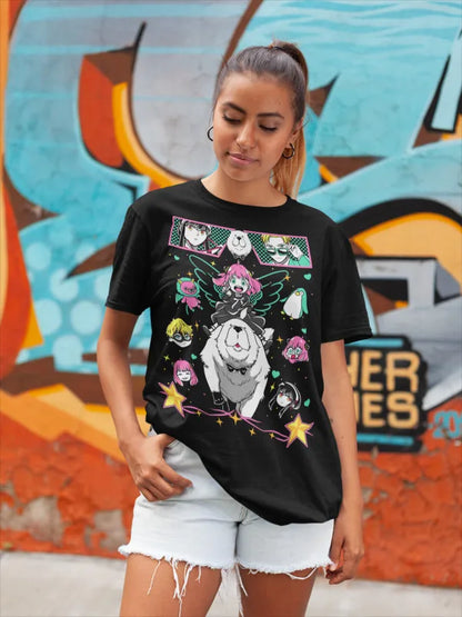 Spy x Family: T-Shirt Loid Anya Bon Forger Girl Manga Anime Gift Shirt All Size