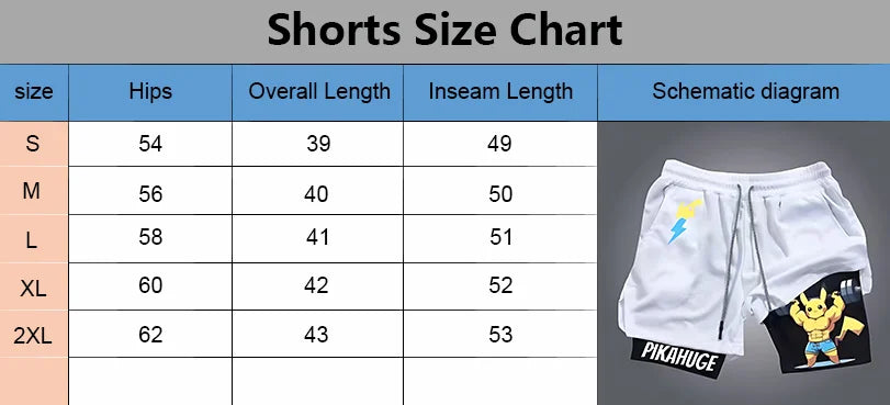 Genesis Evangelion: Men's Cosplay Shorts Double-layer Two-in-one Shorts Quick-drying Fake Y2k