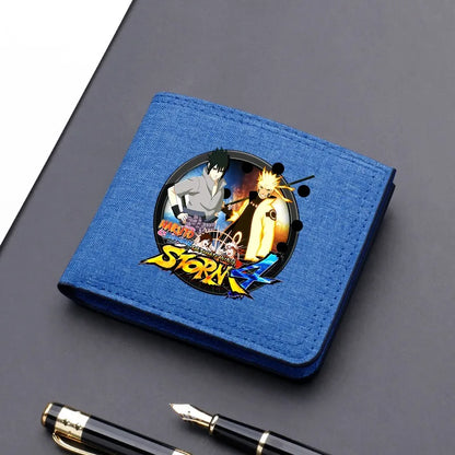 Naruto: Variotion Wallet Sasuke Sakura Cartoon Anime Pattern Portable Purses Boys Girls Cute Purse Women Creative Wallets Party Gifts