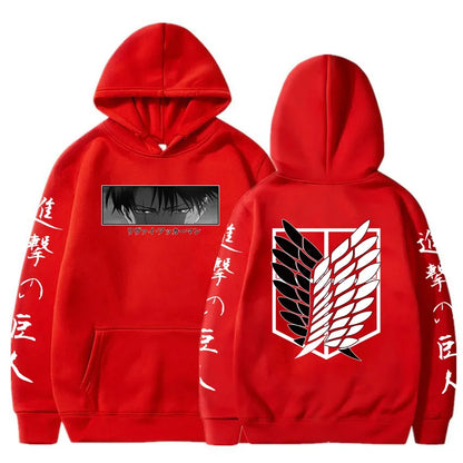 Attack On Titan: Anime Zipper Hoodie Sports Coat Sportswear Role Playing Women Sportswear Autumn Hoodie Fashionable Hoodie Rtable Womens Clothing